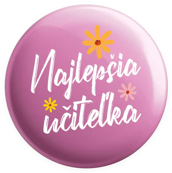 Placka Najlepšia učiteľka