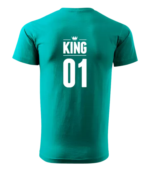 Pánské tričko King s vlastním číslem