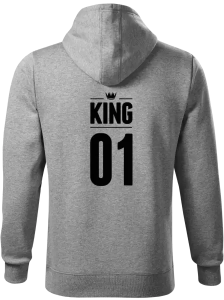 Pánská mikina King s vlastním číslem