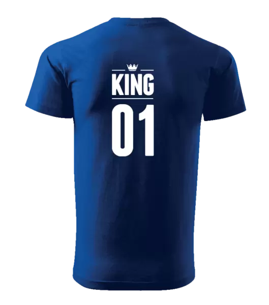 Pánské tričko King s vlastním číslem