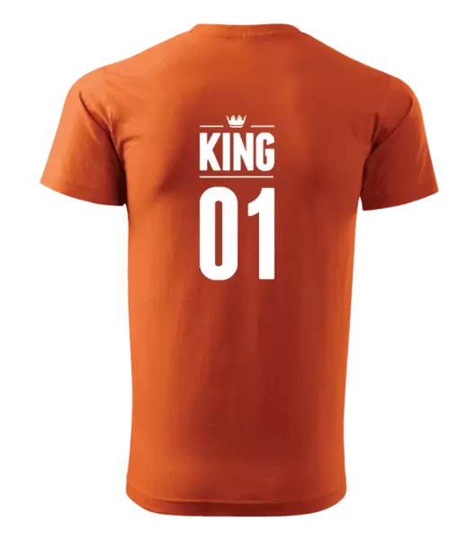 Pánské tričko King s vlastním číslem