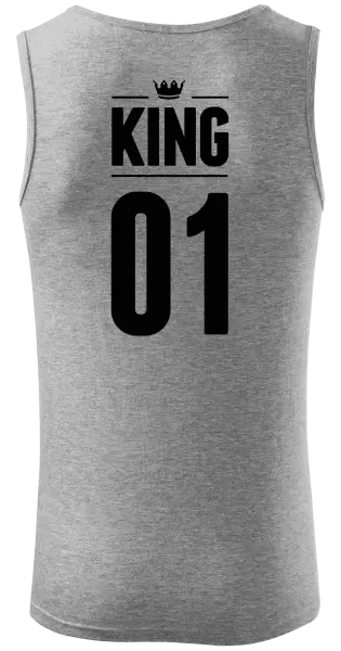 Pánské tílko King s vlastním číslem