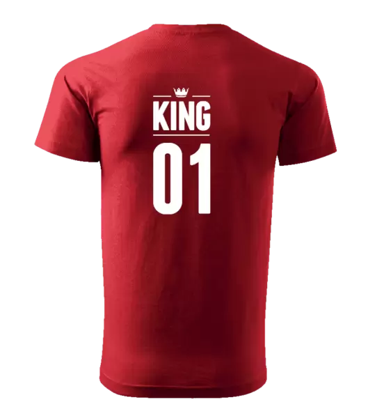 Pánské tričko King s vlastním číslem