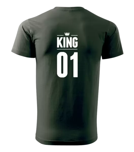 Pánské tričko King s vlastním číslem