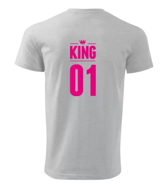 Pánské tričko King s vlastním číslem