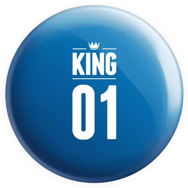 Placka King s vlastním číslem