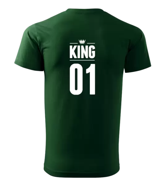 Pánské tričko King s vlastním číslem