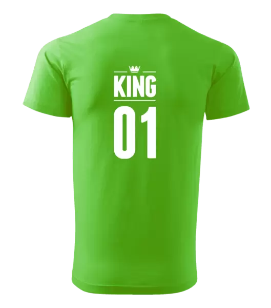 Pánské tričko King s vlastním číslem