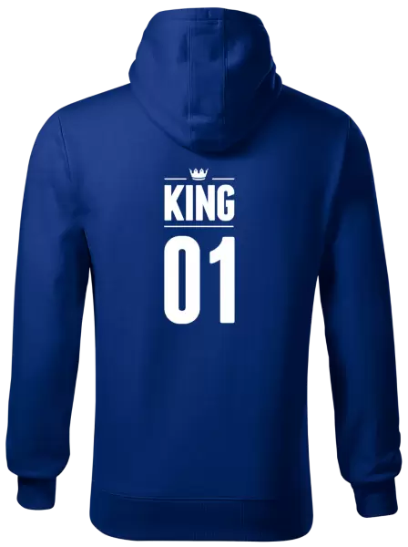 Pánská mikina King s vlastním číslem