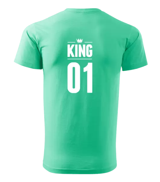 Pánské tričko King s vlastním číslem
