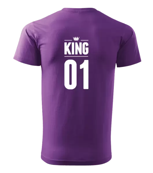 Pánské tričko King s vlastním číslem