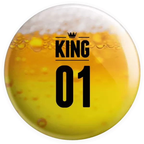 Placka King s vlastním číslem