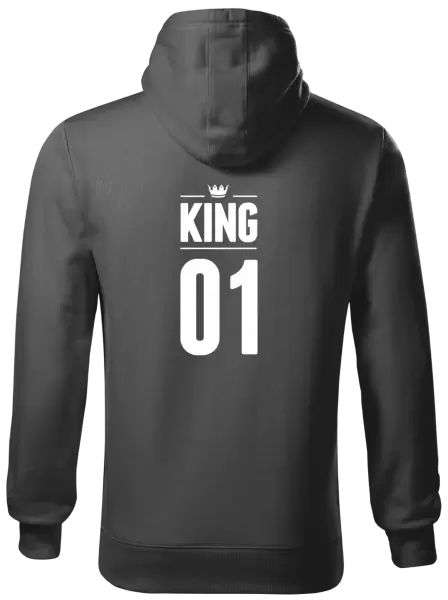 Pánská mikina King s vlastním číslem