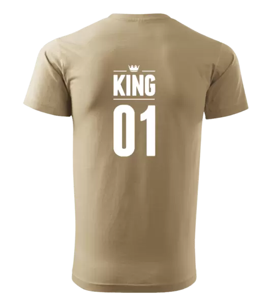 Pánské tričko King s vlastním číslem