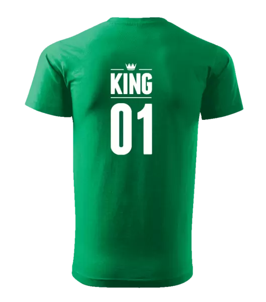 Pánské tričko King s vlastním číslem