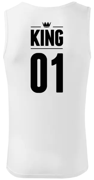 Pánské tílko King s vlastním číslem