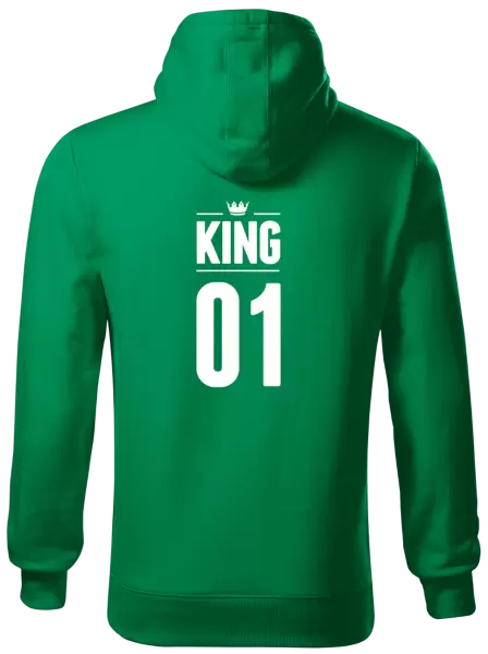 Pánská mikina King s vlastním číslem