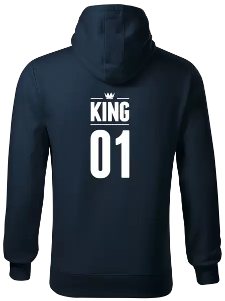 Pánská mikina King s vlastním číslem