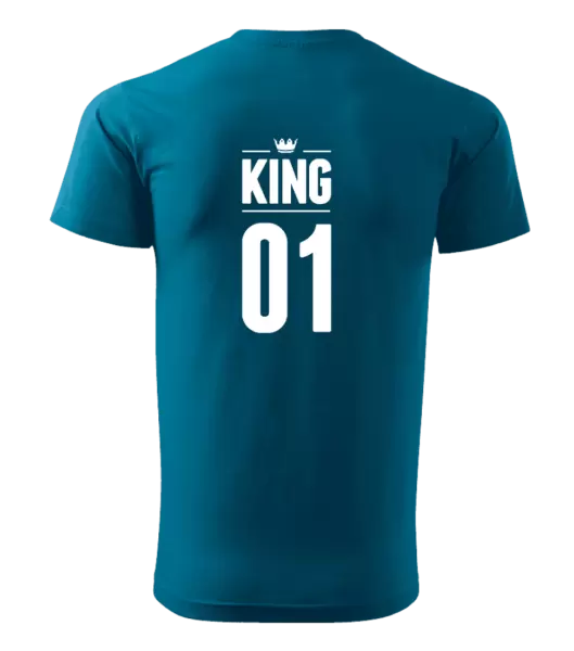 Pánské tričko King s vlastním číslem