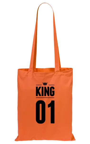 Látková taška King s vlastním číslem