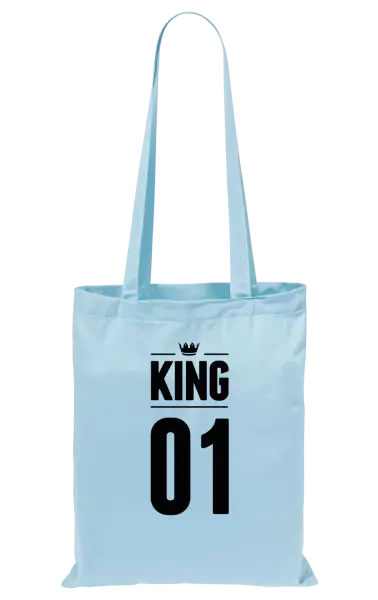 Látková taška King s vlastním číslem
