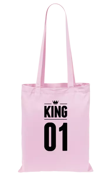 Látková taška King s vlastním číslem