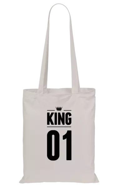 Látková taška King s vlastním číslem