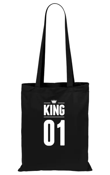Látková taška King s vlastním číslem