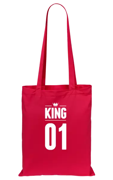 Látková taška King s vlastním číslem