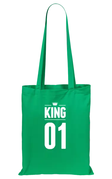 Látková taška King s vlastním číslem