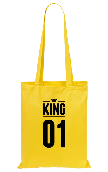 Látková taška King s vlastním číslem