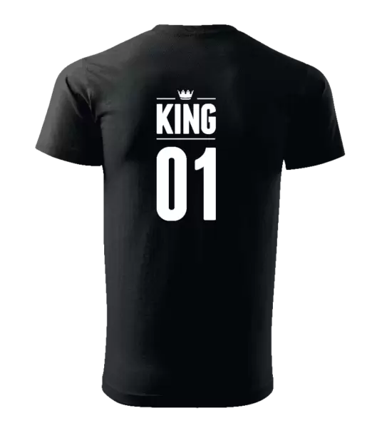 Pánské tričko King s vlastním číslem