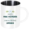 Nerezový hrnček Najlepšia učiteľka - online výučba - Meno