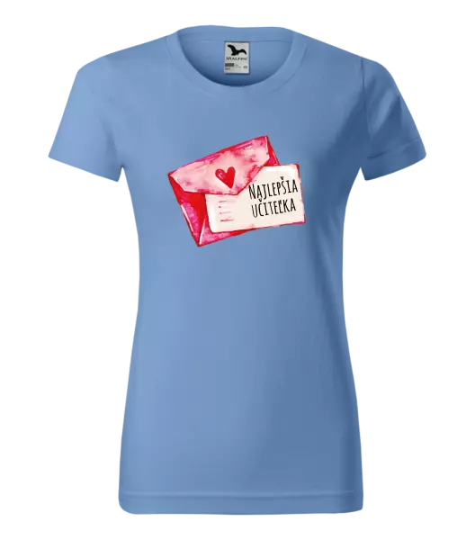 Dámske tričko Najlepšia učiteľka - prianie