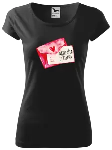 Dámske tričko Najlepšia učiteľka - prianie