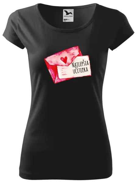 Dámske tričko Najlepšia učiteľka - prianie