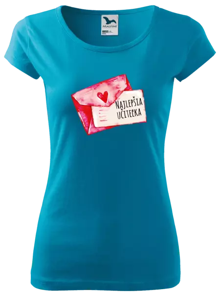 Dámske tričko Najlepšia učiteľka - prianie