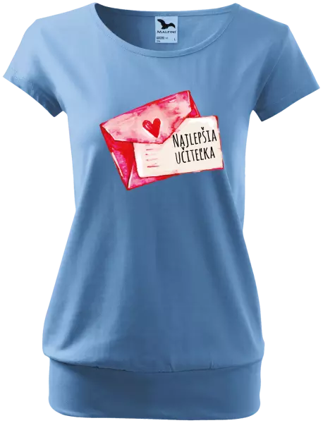 Dámske tričko Najlepšia učiteľka - prianie