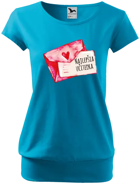 Dámske tričko Najlepšia učiteľka - prianie