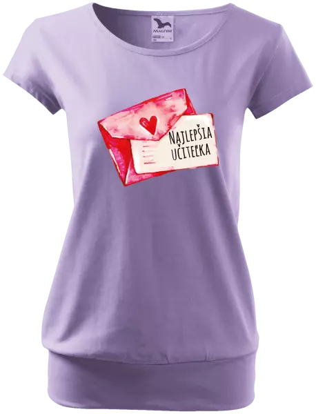 Dámske tričko Najlepšia učiteľka - prianie