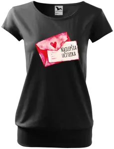 Dámske tričko Najlepšia učiteľka - prianie