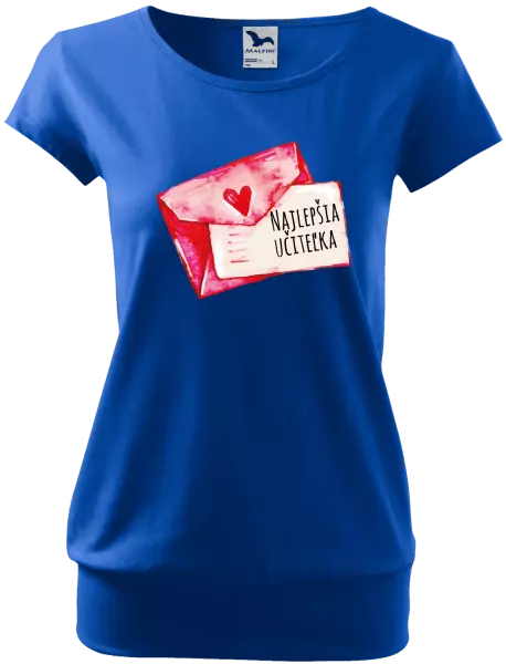 Dámske tričko Najlepšia učiteľka - prianie