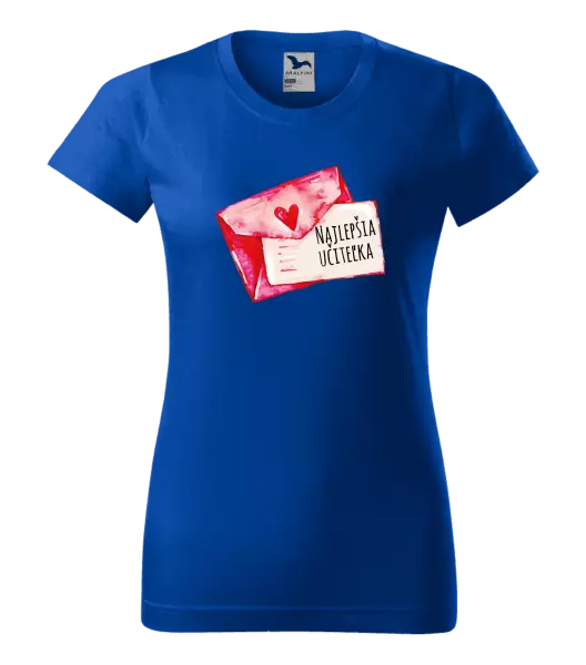 Dámske tričko Najlepšia učiteľka - prianie