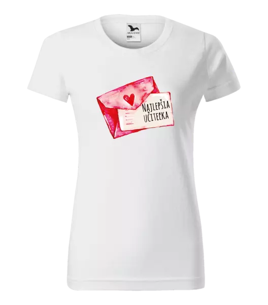 Dámske tričko Najlepšia učiteľka - prianie