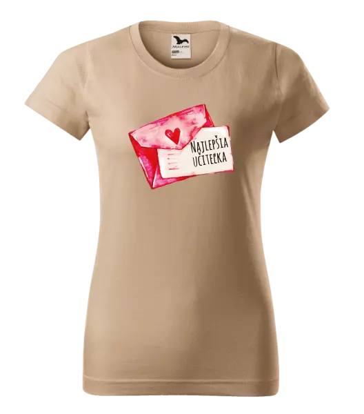 Dámske tričko Najlepšia učiteľka - prianie