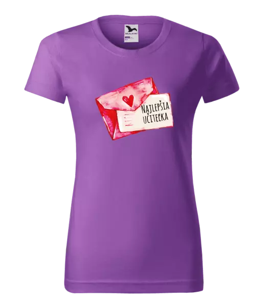 Dámske tričko Najlepšia učiteľka - prianie