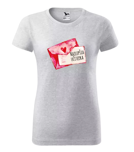 Dámske tričko Najlepšia učiteľka - prianie