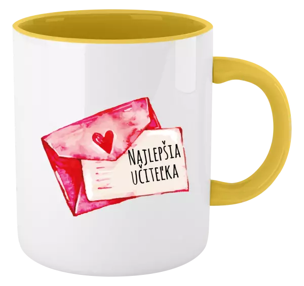 Hrnček  Najlepšia učiteľka - prianie