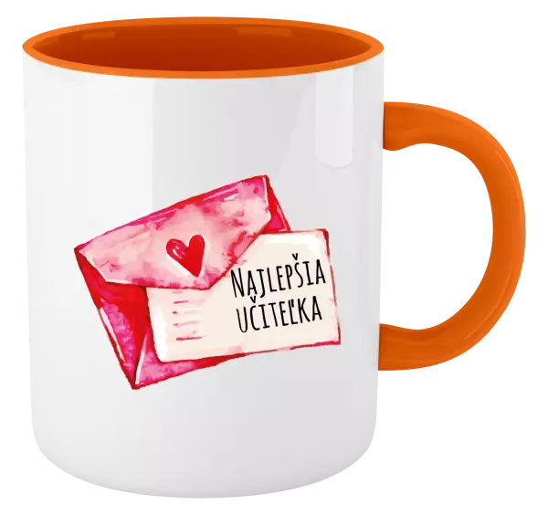 Hrnček  Najlepšia učiteľka - prianie
