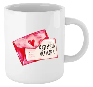 Hrnček Najlepšia učiteľka - prianie